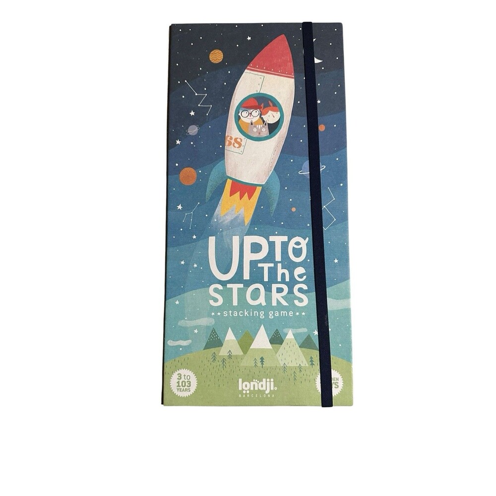 GIOCHI DI IMPILAMENTO IN LEGNO UP TO THE STARS LONDJI 48 CM X 4,8 CM 16 PEZZI